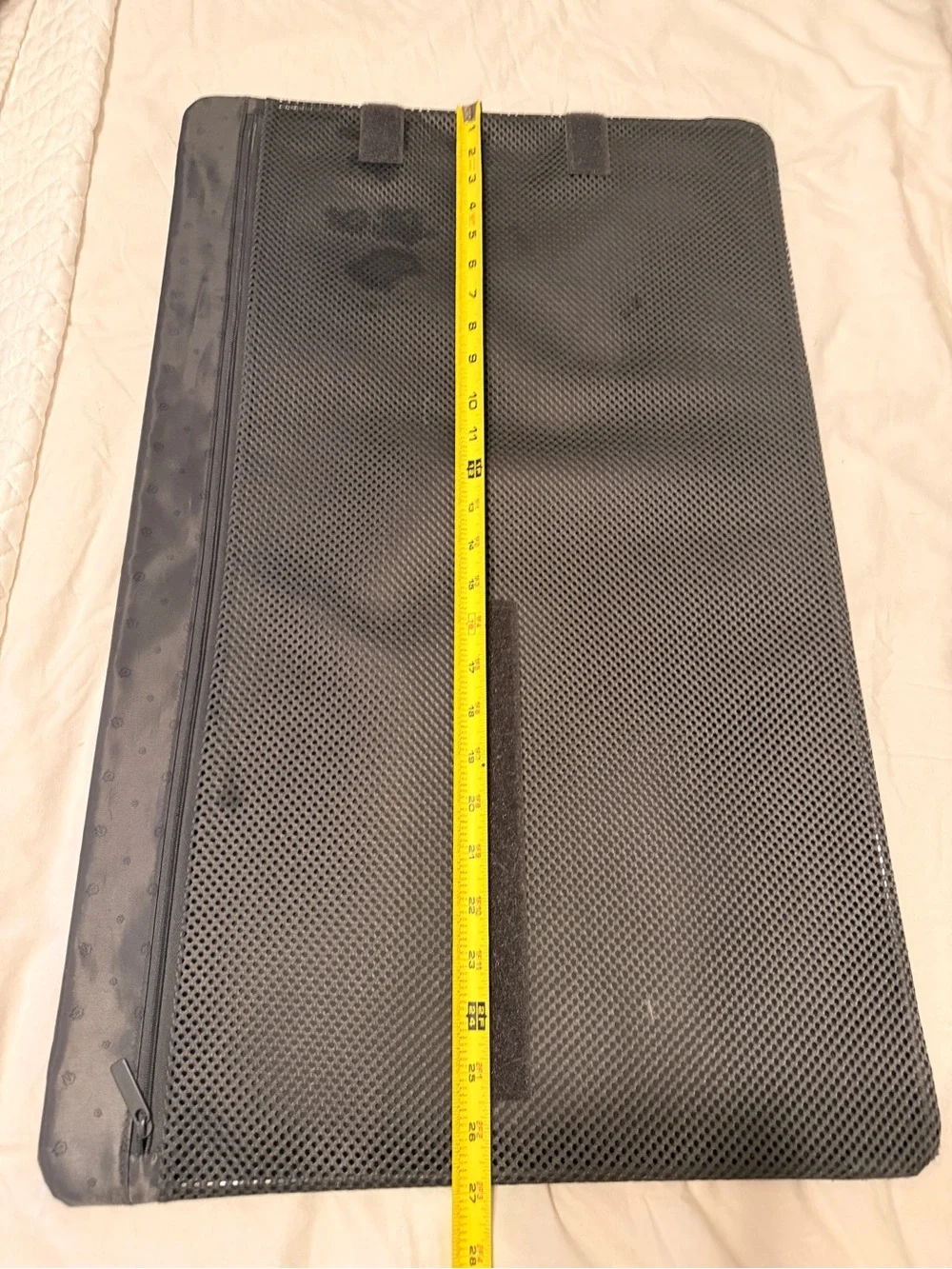 Authentic Rimowa Black Mesh Portfolio Organizer 27” x 16.5” (stained)